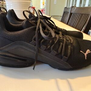 Puma Black Mesh Sneakers